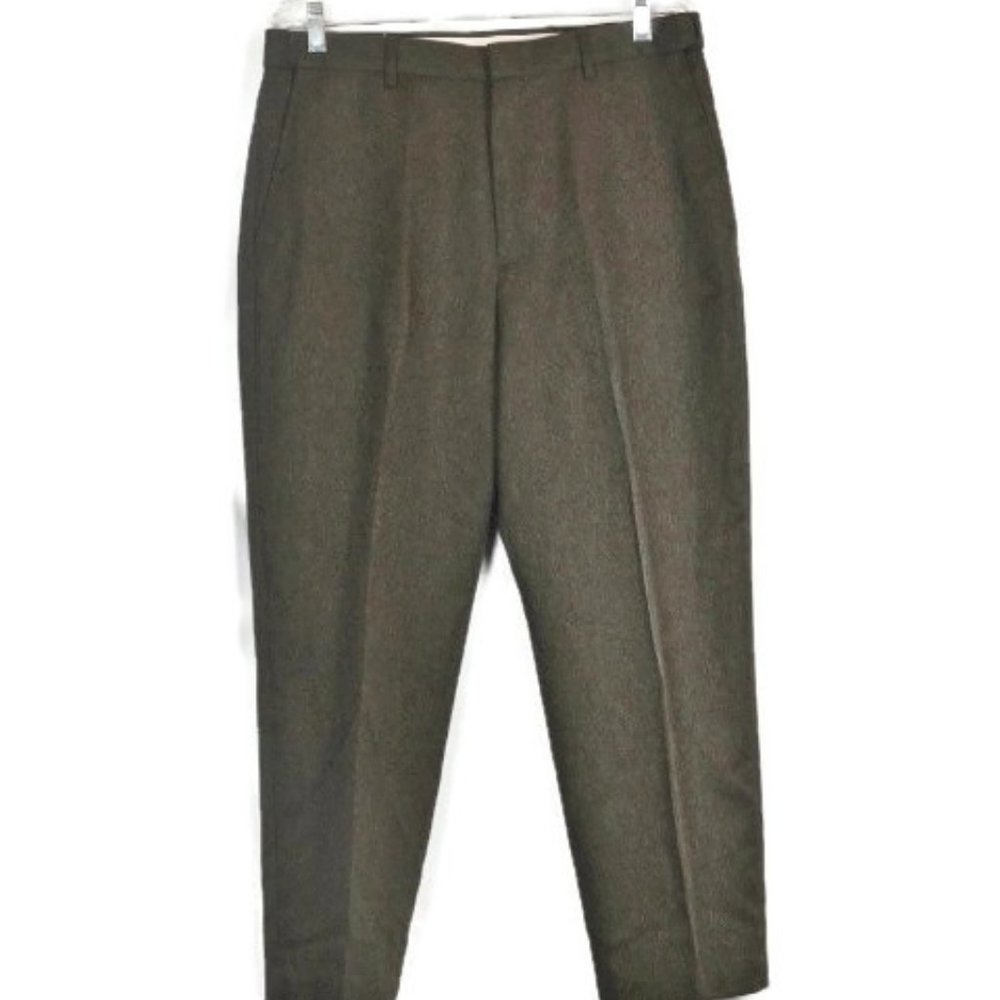 Puritan Brown Men's Dress Pants Front Zip Closure Size 34 x 29 015